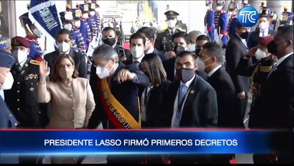 Esto fue lo primero que hizo Guillermo Lasso al ser el nuevo Mandatario del Ecuador