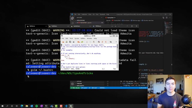 Apps Linux con GUI ejecutándose en Windows 10 (WSL)