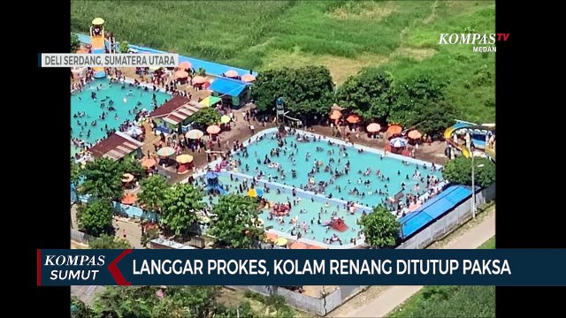 Kolam Renang Ditutup Paksa Karena Langgar Protokol Kesehatan