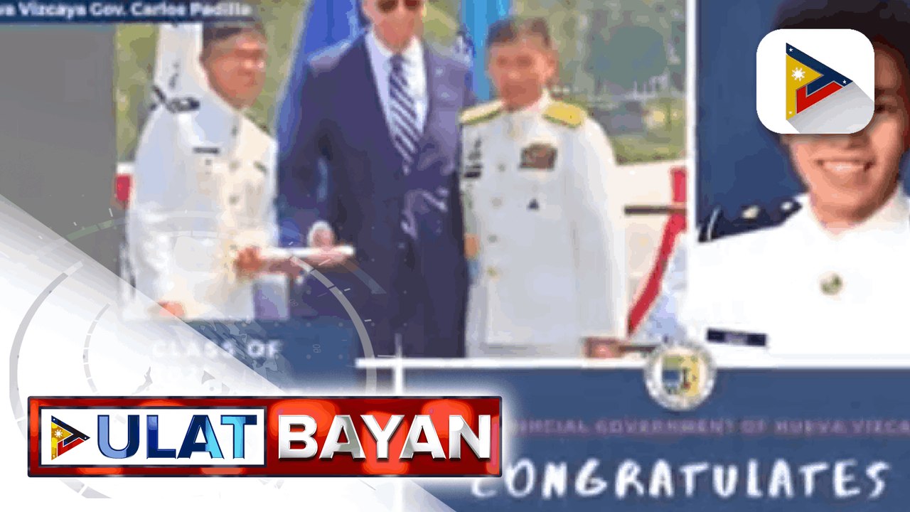 PASADA PROBINSYA: Pinoy na nagtapos with honors sa US Coast Guard Academy, binati ni Pres. Biden;   4 indibidwal, sugatan sa karambola ng anim na sasakyan sa Imus, Cavite;   Larawang kuha ng netizen sa General Emilio Aguinaldo, binansagang ‘war in heaven’