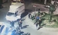 TRAFİKTE TARTIŞTIĞI MOTOSİKLETLİYİ ÖLDÜREN SÜRÜCÜ ADLİYEYE SEVK EDİLDİ; OLAY ANI KAMERADA