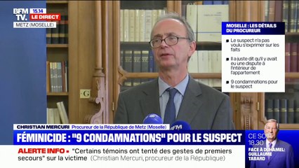 Féminicide à Hayange: le procureur évoque "plusieurs interventions de police au domicile conjugal" avant novembre dernier
