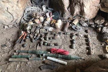 Girişi EYP ile tuzaklanan mağara imha edildi