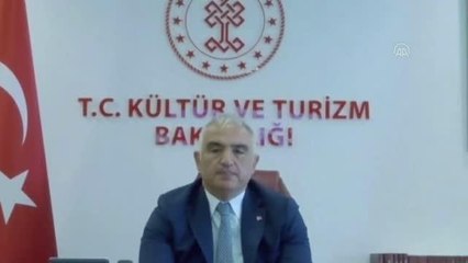 Kültür ve Turizm Bakanı Ersoy "Nizami'den Yunus'a Bir Olmak" panelinde konuştu