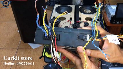 Hệ thống âm thanh 10 loa trên BMV seri 5 với ampli 10 kênh,âm thanh đỉnh cao