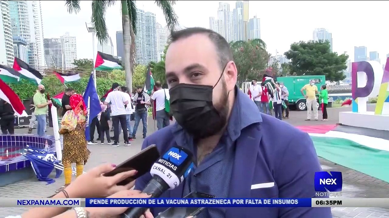 Decenas de palestinos protestaron en la Cinta Costera - Nex Noticias