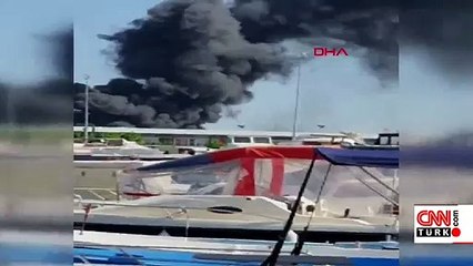 Beylikdüzü Su Ürünleri Hali'nde yangın