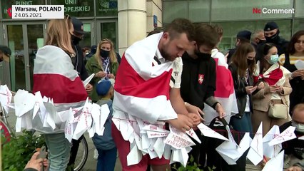 شاهد: مؤيدون لمعارض بيلاروسي معتقل يطلقون صرخة لأجله ولأجل من يعانون مثله