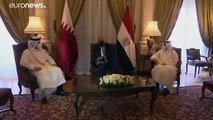 وزير خارجية قطر في القاهرة لبحث العلاقات الثنائية بعد المصالحة الخليجية