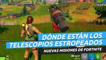 Dónde están los telescopios estropeados en Fortnite y cómo repararlos