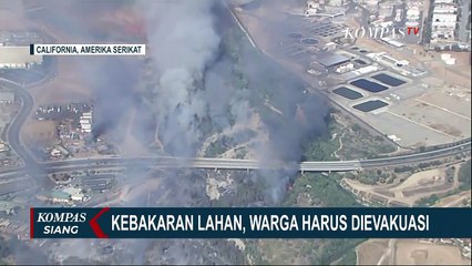 Terjadi Kebakaran Lahan di Riverside County California, Warga Harus Dievakuasi