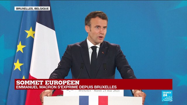 Replay - Sommet européen : Emmanuel Macron s'exprime depuis Bruxelles