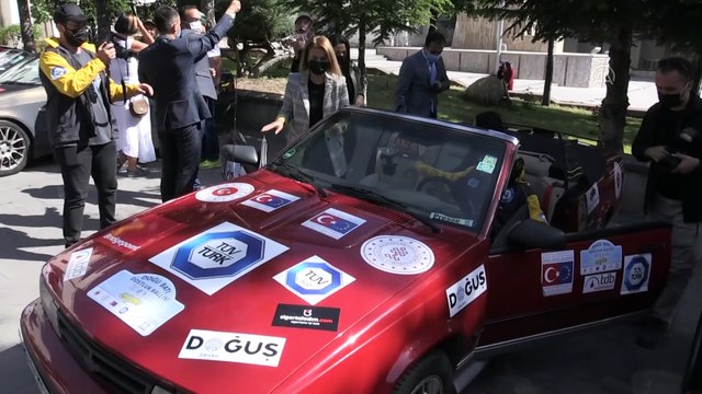 NEVŞEHİR - Europa-Orient/Doğu-Batı Dostluk ve Barış Rallisi Nevşehir'den uğurlandı