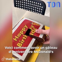 Voici Comment Avoir Un Gateau D Anniversaire Mcdonald S Video Dailymotion