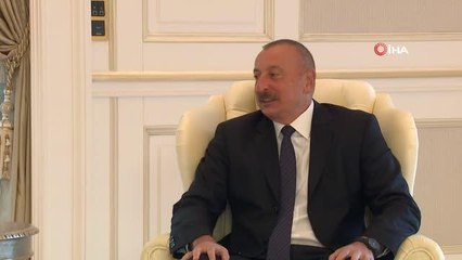 İran Dışişleri Bakanı Zarif, Azerbaycan'daAliyev: "İran ve Azerbaycan'ın bölgede uzun vadeli ve sürdürülebilir barışa katkıda bulunması gerekiyor"
