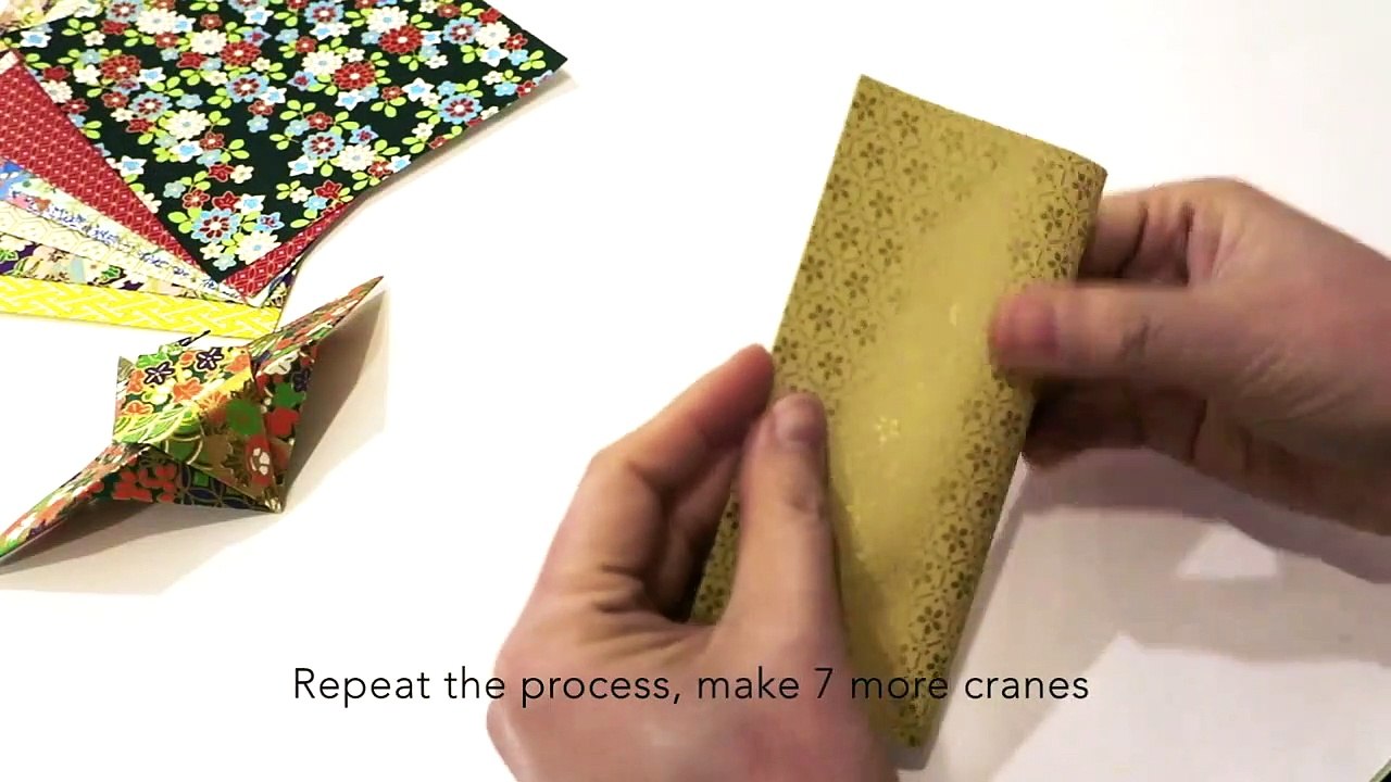 Tutorial For Origami Crane Wreath