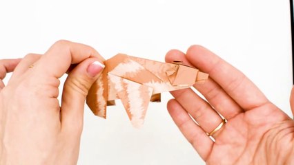 How To Fold Paper Into A Bear | ⚜ Ekegami Art | Origami Animals