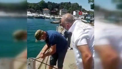 Sarıyer’de amatör balıkçılara denetim