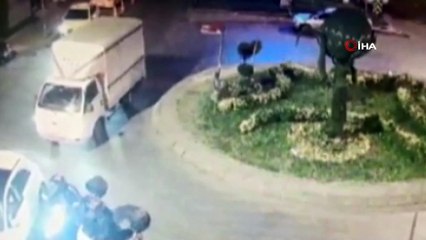 Bayrampaşa’da kanlı biten yol verme kavgası kamerada