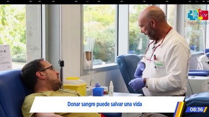 Donar sangre puede salvar una vida
