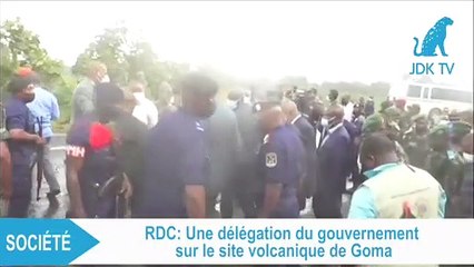 RDC : une délégation du gouvernement sur le site volcanique de Goma