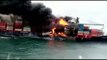 Un carguero sigue ardiendo en Sri Lanka cargado de productos químicos y 25 toneladas de ácido nítrico