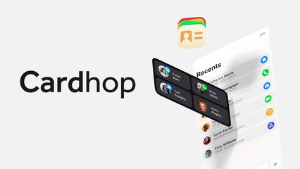 The new Cardhop - Your contacts never looked so good