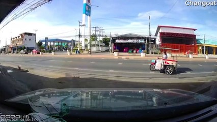 Six Car Rear End Accident