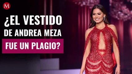 Acusan de plagio a diseñador del vestido de Andrea Meza en Miss Universo; él responde