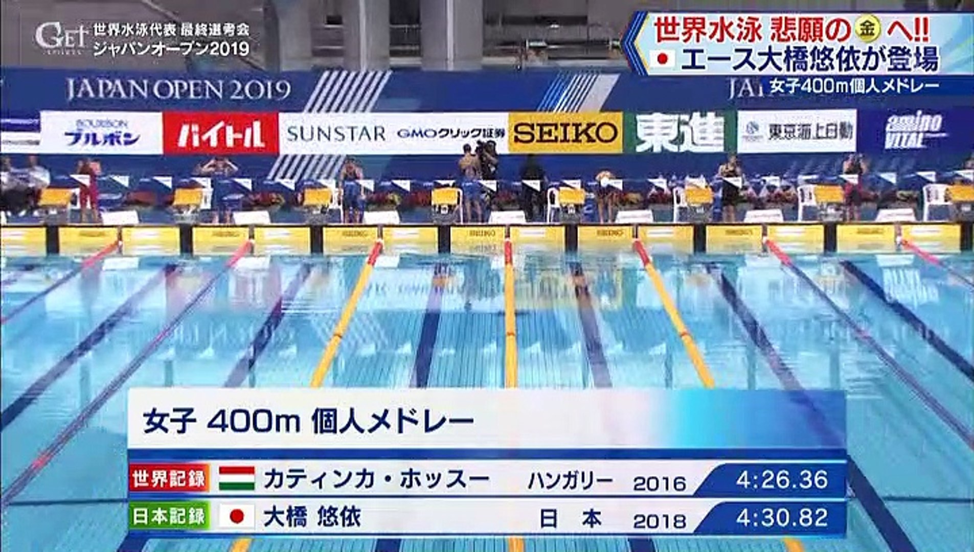2019japanopen 女子400m個人メドレー 動画 Dailymotion