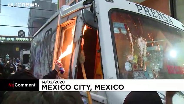 Mulheres mexicanas contra a violência de género