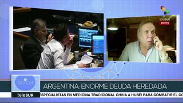 Calvo: Macri y funcionarios de FMI son responsables de la deuda ilegal