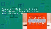 Popular Made to Stick: Why Some Ideas Survive and Others Die - 0