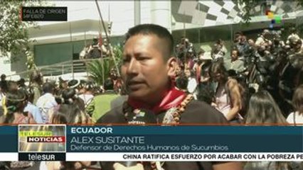 Ecuador: comunidades indígenas exigen respeto a sus territorios