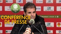 Conférence de presse US Orléans - AC Ajaccio (0-3) : Didier OLLE-NICOLLE (USO) - Olivier PANTALONI (ACA) - 2019/2020
