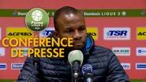 Conférence de presse Valenciennes FC - FC Sochaux-Montbéliard (3-2) : Olivier GUEGAN (VAFC) - Omar DAF (FCSM) - 2019/2020