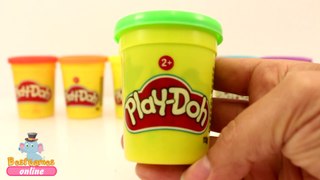 Learn Colors with Play Doh - PlayDoh Surprise with Toys for Kids