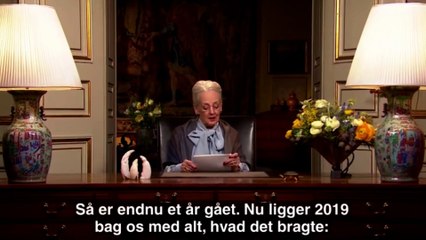 Dronningens nytårstale med undertekster | 31 December 2019 | Danmarks Radio