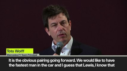 ‘Hamilton and Mercedes the obvious pairing going forward', says Toto Wolff
