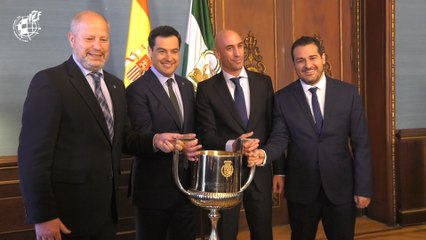 Moreno recibe a Rubiales en el Palacio de San Telmo