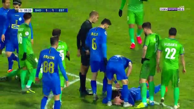 مباراه نادي الشرطه العراقي واستقلال طهران الايراني في دوري أبطال آسيا الذهاب 10_2_2020 الشوط الثاني