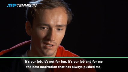 'I push myself to win tournaments' - Medvedev