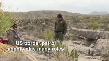 US border patrol agents: part bloodhound, part police, part rescuer