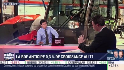La Banque de France anticipe 0,3% de croissance au premier trimestre 2020 - 10/02