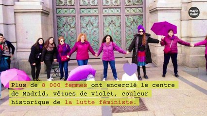 Des féministes prennent d'assaut le centre de Madrid