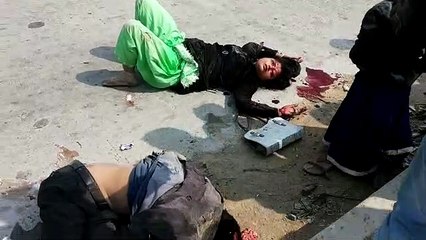 औरेया -लोडर ने बाइक सवार दंपत्ति को मारी टक्कर एक की मौके पर मौत