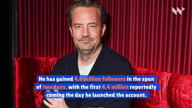 Matthew Perry Gains 4.4 Million Followers in His First Day on Instagram
