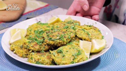 Tortitas de avena con pollo y verduras ¡Sin Grasa!