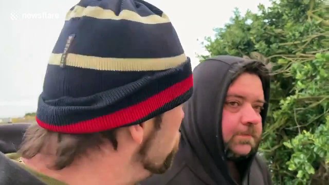 Extended look homes, cars damaged caused by Storm Ciara in Essex