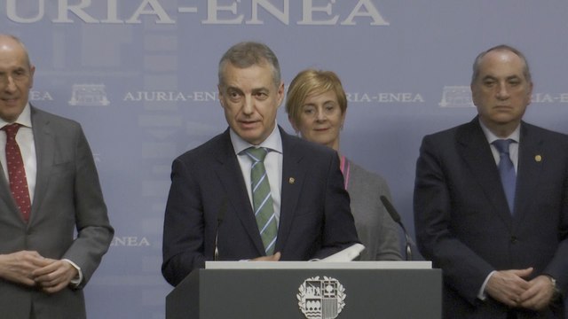 Urkullu adelanta las elecciones al 5 de abril